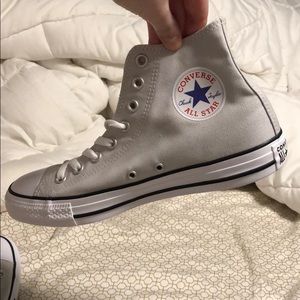 Grey Hightop Converse